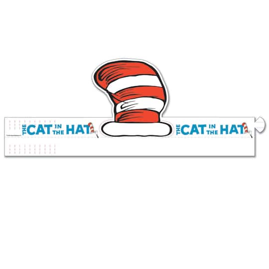 Dr. Seuss&#x2122; Cat&#x27;s Hat Wearable Cut Out Hats, Pack of 32